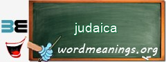 WordMeaning blackboard for judaica